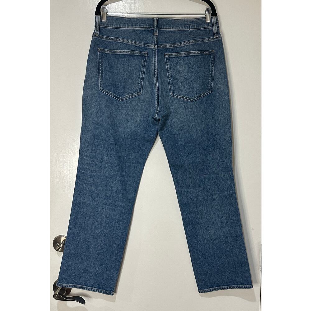 J. Crew Nipped Straight High Rise Jeans Semi-Stretch Charlotte Wash Size 30 NWT - Picture 11 of 16